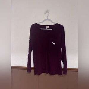Victoria Secret PINK | Burgundy Longsleeve